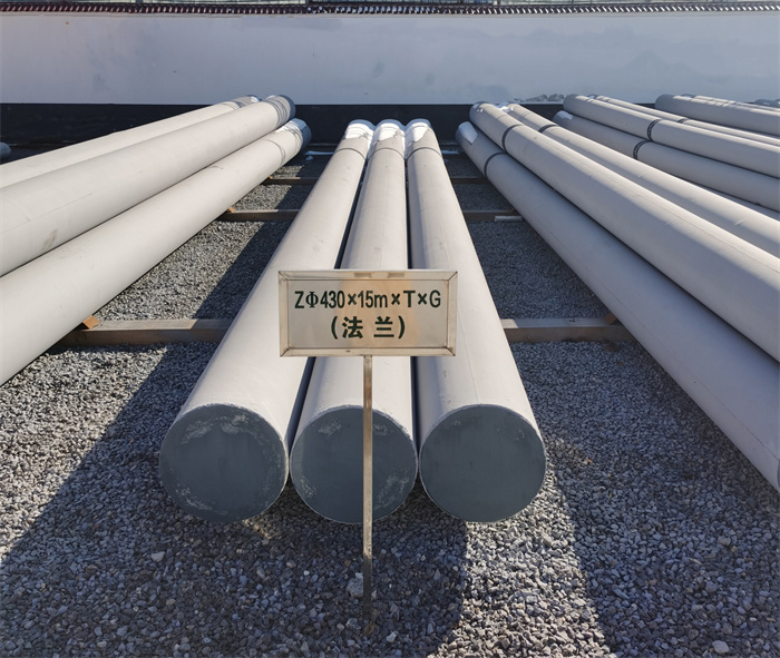 大城430×15米×T×G砼电力电杆